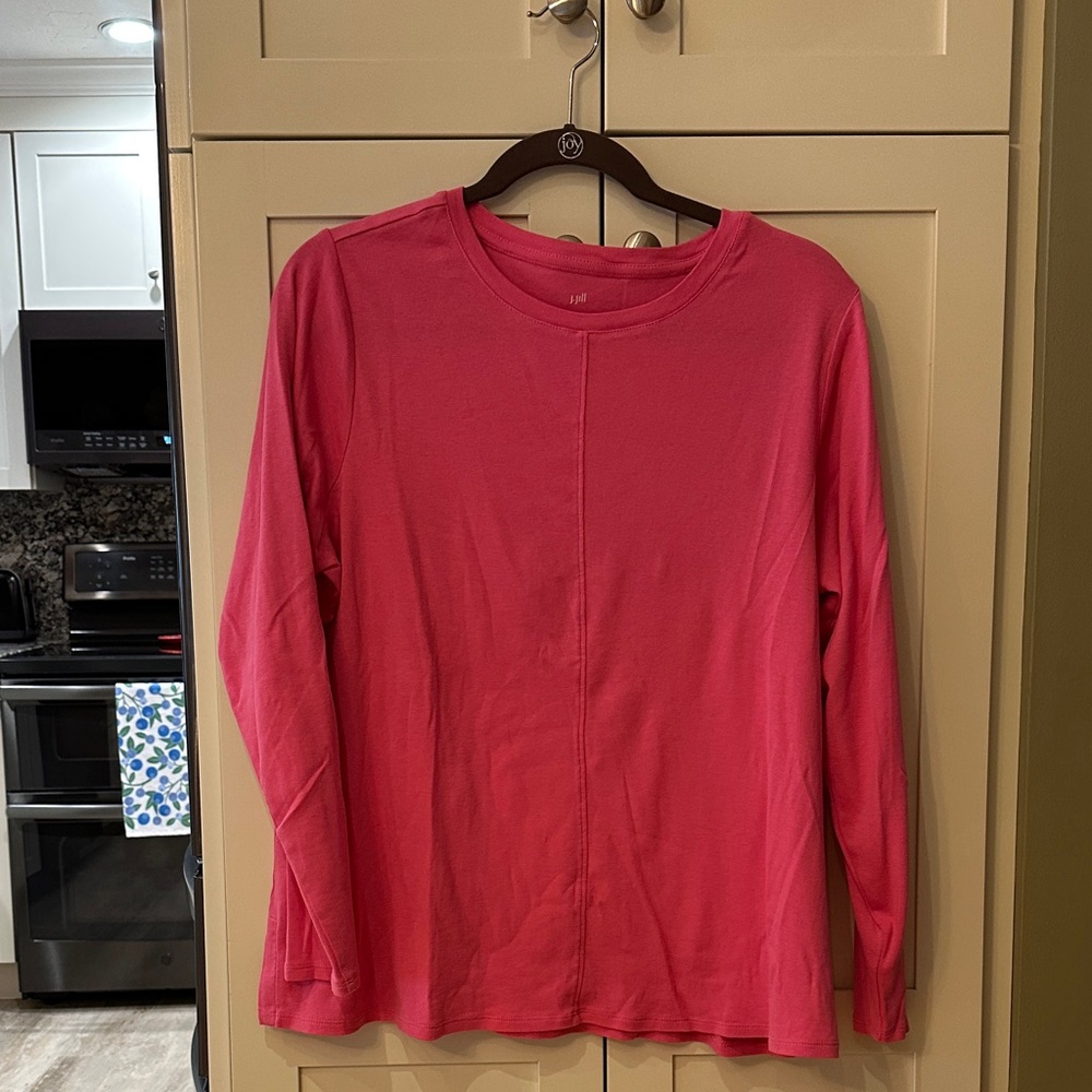 J. Jill Vibrant Pink Long Sleeve Top